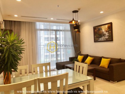 Good furniture with 1 bedrooms apartment in Vinhomes Central Park