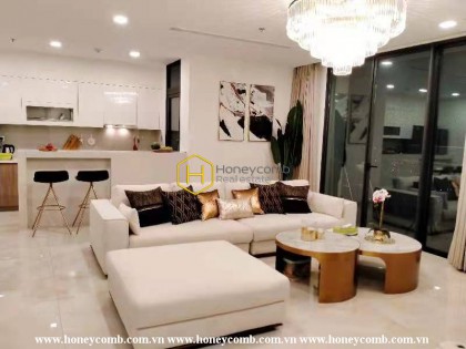 Double amenities with the most modern luxury apartment for rent in Vinhomes Golden River