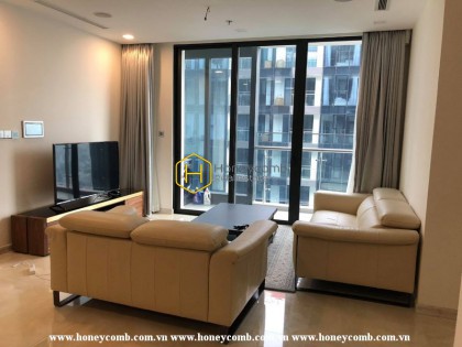 This tranquil apartment in Vinhomes Golden River will satisfy your family