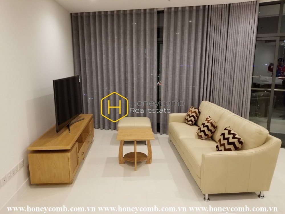 Căn hộ đơn giản với tông màu trắng tại City Garden