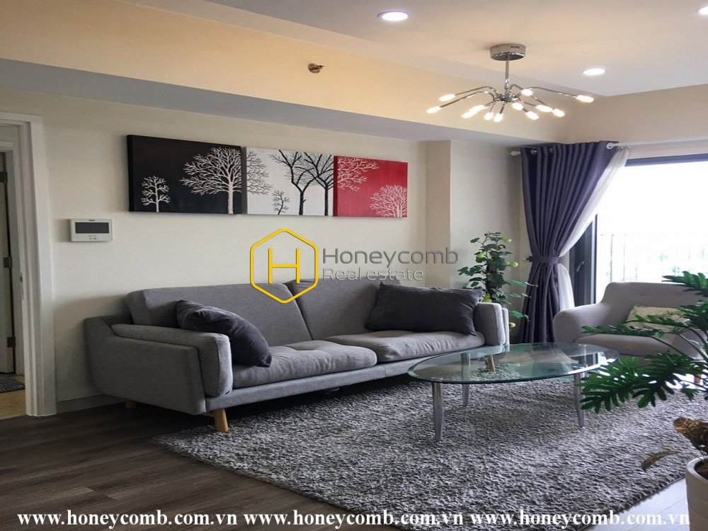 Căn hộ 2 phòng ngủ đầy đủ nội thất cho thuê ở Masteri Thao Dien