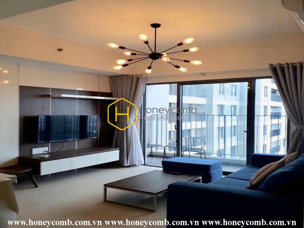 Căn hộ 2 phòng ngủ với nội thất đẹp tại Masteri Thảo Điền cho thuê