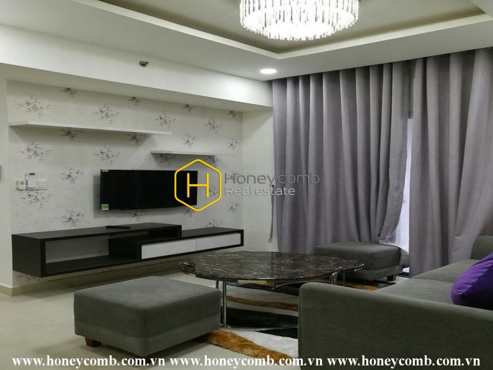 Căn hộ 2 phòng ngủ có ban công rộng cho thuê tại Masteri Thảo Điền