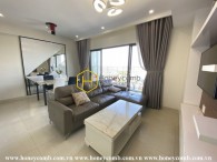 2-beds apartment with balcony and high floor in Masteri Thao Dien