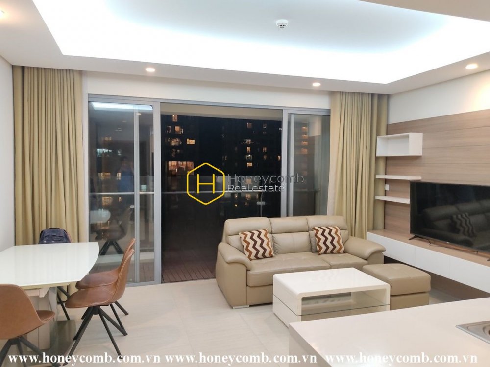 Một không gian yên bình và lãng mạn trong Diamond Island căn hộ