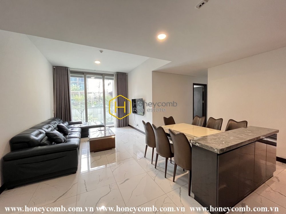 Một căn hộ hấp dẫn ở Empire City với phong cách Âu Mỹ hiện đại