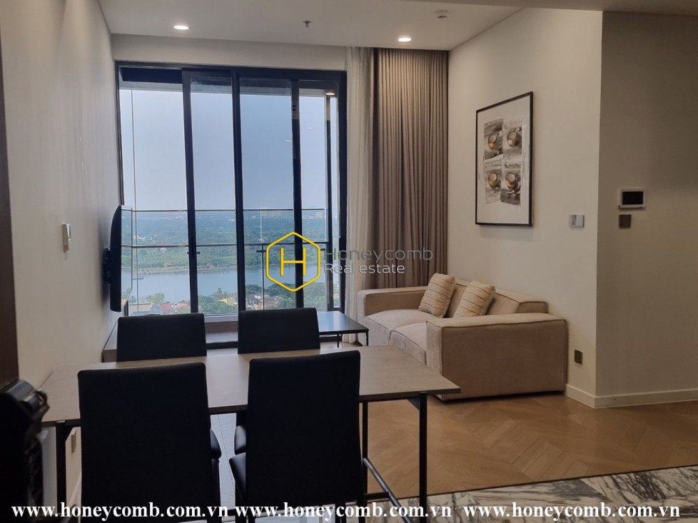 Visit the apartment with luxurious interior in Lumiere Riverside