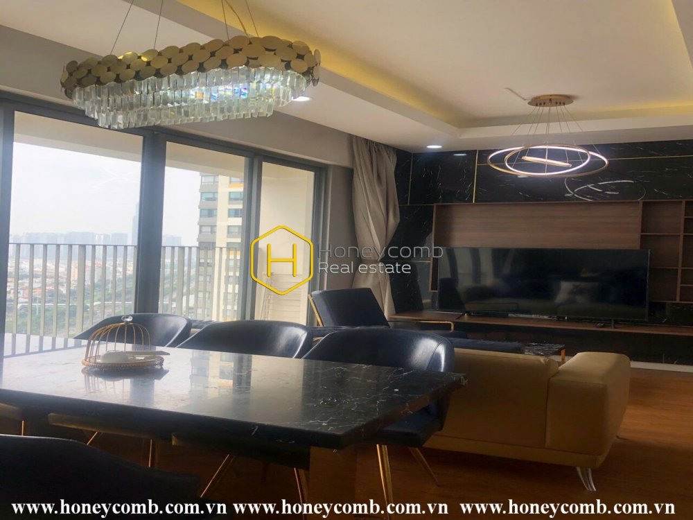 Let's discover this Masteri An Phu apartment through its complexity of shape and tonal contrast