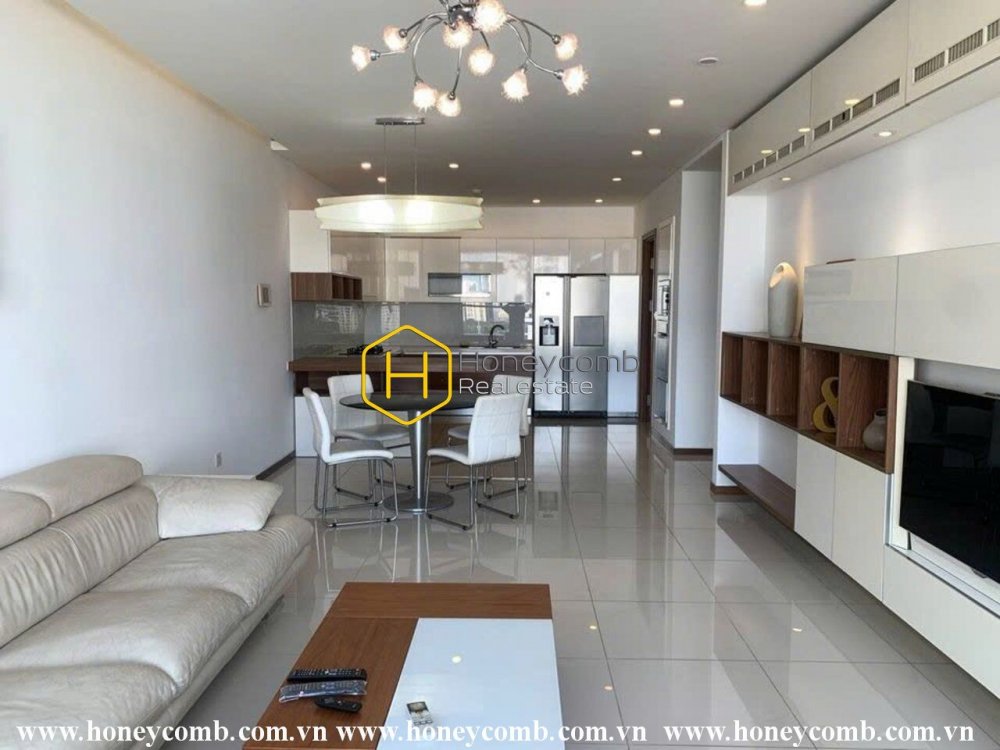 Căn hộ có nội thất hiện đại cho thuê tại Thảo Điền Pearl