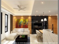 Three beds apartment luxury in Masteri Thao Dien for rent