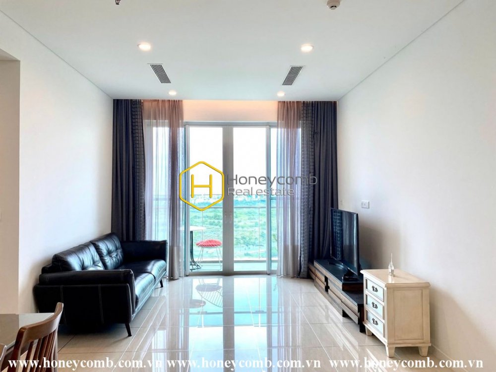 Interesting design that carries splash of colour into the Sala Sadora apartment