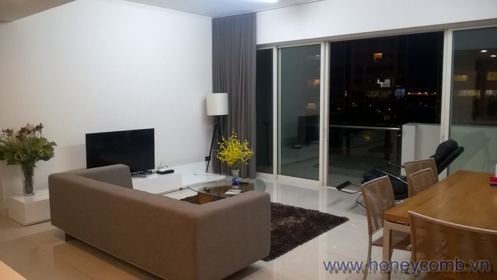 Căn hộ giá rẻ cho thuê 2 phòng ngủ ở The Estella, lầu cao