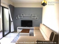 Wonderful two bedrooms apartment with high floor in Masteri Thao Dien for rent