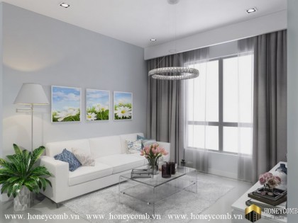 Great apartment for rent in Masteri Thao Dien with high floor