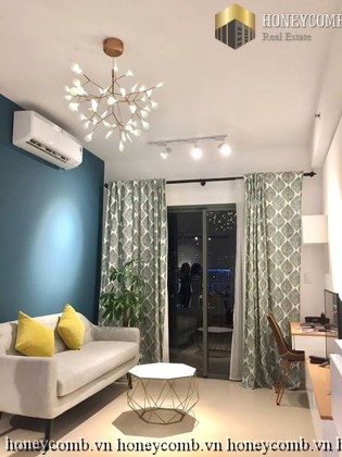 Căn hộ 1 phòng ngủ với nội thất mới đáng yêu cho thuê tại Masteri Thảo Điền