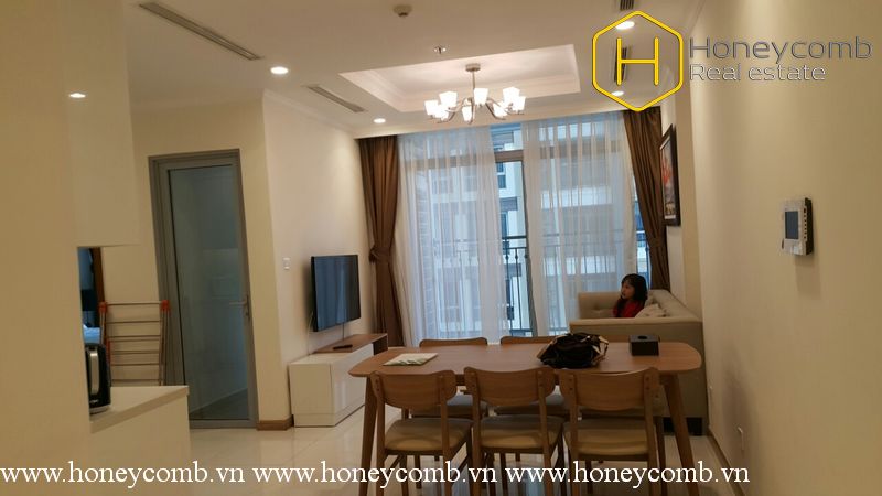 Tiện nghi hiện đại với căn hộ 2 phòng ngủ cho thuê tại Vinhomes Central Park