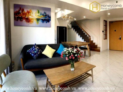 Duplex Masteri Thao Dien 3 bedroom apartment for rent
