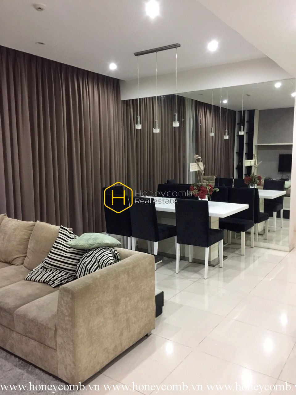 Cho thuê căn hộ 2 phòng nội thất hiện đại, sang trọng tại Estella