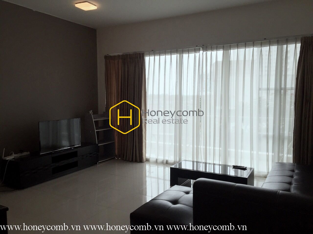 Căn hộ 2 phòng ngủ ở tầng thấp với đầy đủ nội thất cho thuê tại The Estella