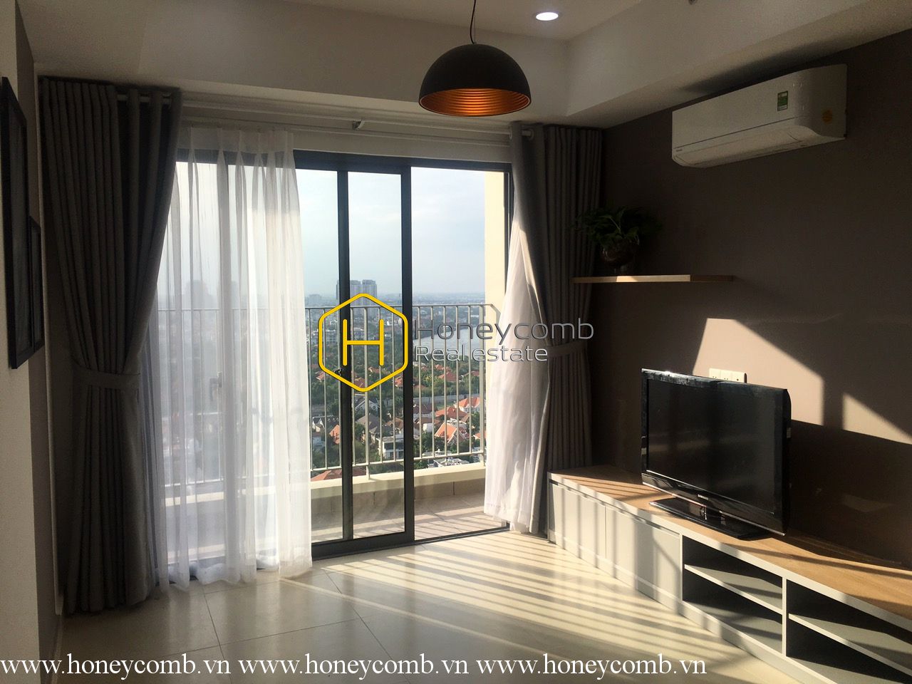 Căn hộ 2 phòng ngủ cho thuê tại Masteri Thảo Điền, tầm nhìn ra sông