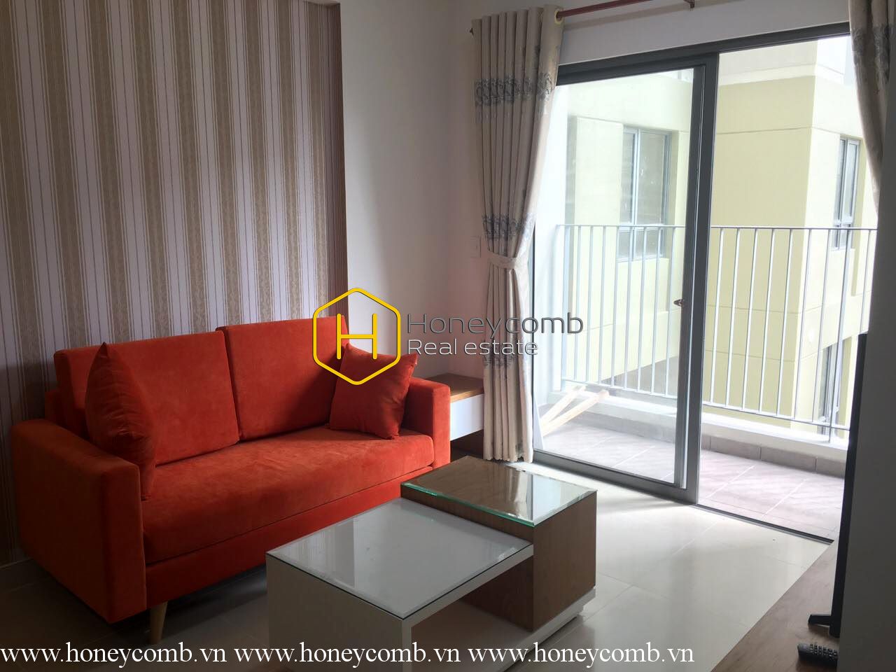 Căn hộ 2 phòng ngủ tuyệt đẹp, tầng thấp cho thuê tại Masteri Thao Dien