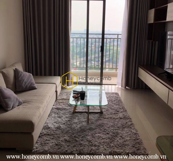 Căn hộ với thiết kế đơn giản và ấm cúng cho thuê tại The Sun Avenue