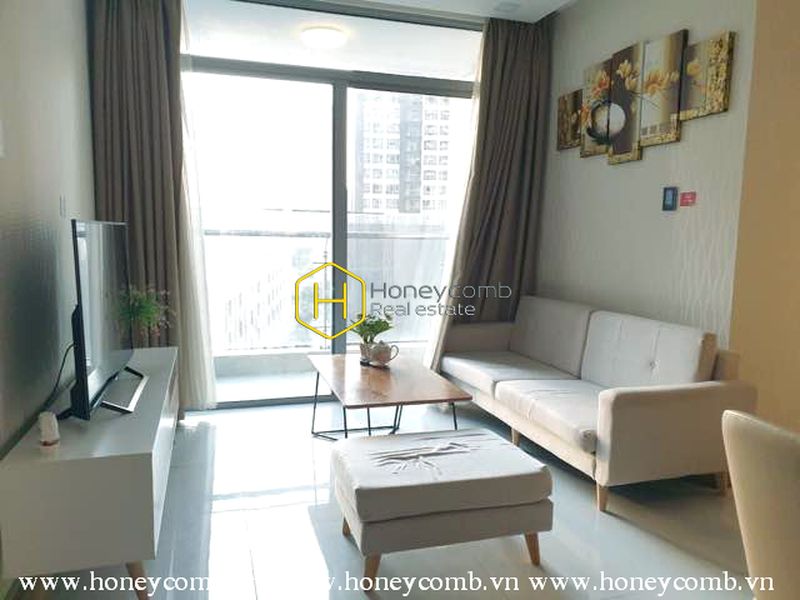 Căn hộ ấm cúng và ngập nắng tại Vinhomes Central Park cho thuê