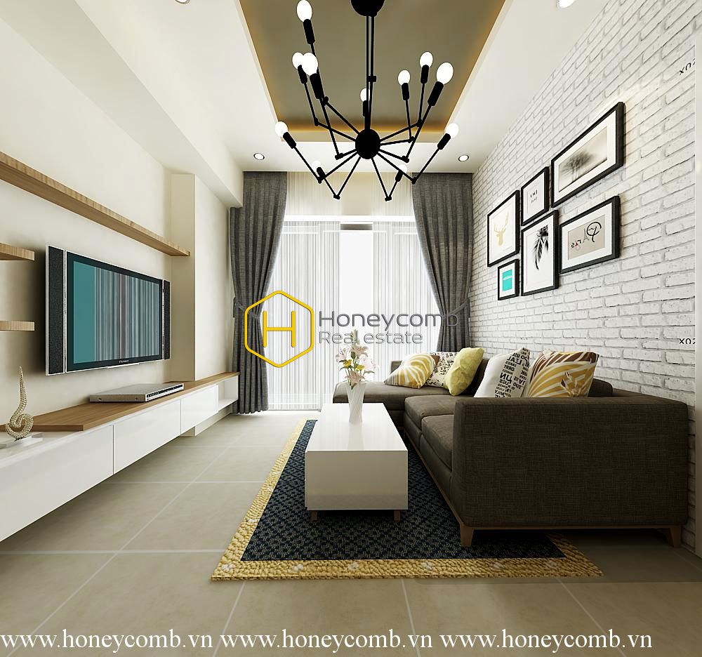 Cho thuê căn hộ Masteri, nội thất siêu đẹp hiện đại