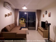  Căn hộ 2 phòng ngủ cho thuê tại Masteri, nội thất đơn giản