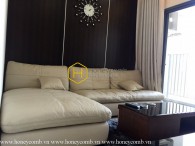Modern style furniture with 2 bedrooms apartment for rent in Masteri Thao Dien, high floor