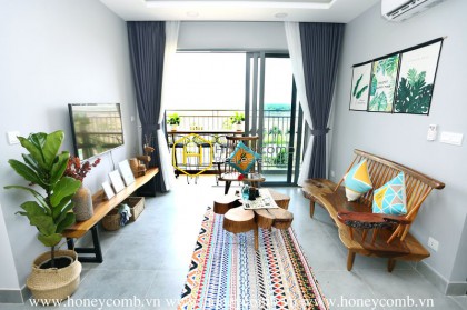 Elegant with wooden design apartment for rent in Palm Heights