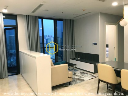 Semi-furnished with modern design apartment for rent in Vinhomes Golden River