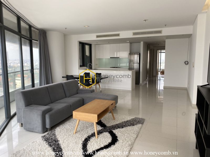 Căn hộ 3 phòng ngủ thoải mái sẽ mang đến cảm giác thư thái cho bạn, hiện cho thuê tại City Garden