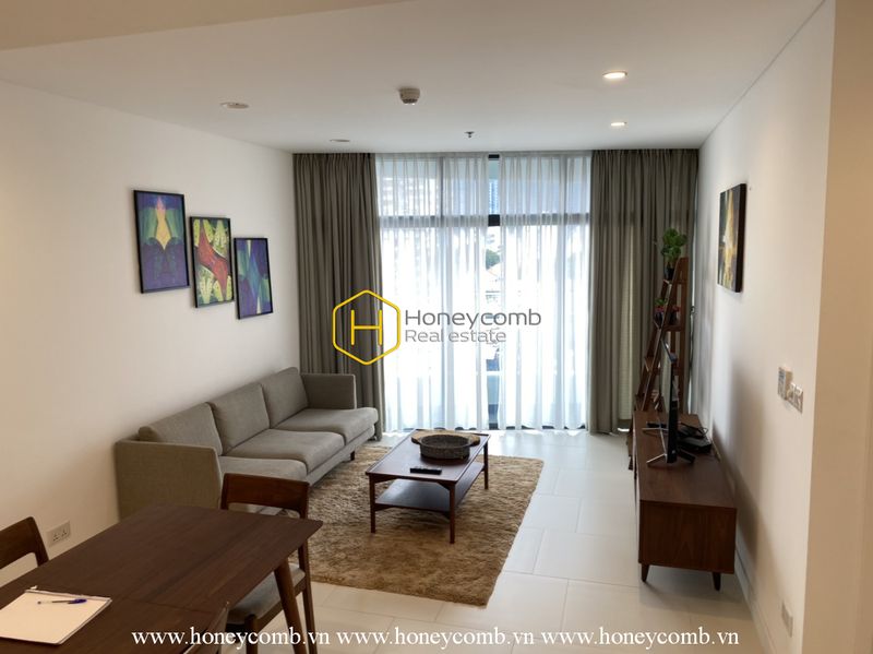 Căn hộ theo phong cách retro với họa tiết tinh xảo hiện đang cho thuê ở City Garden