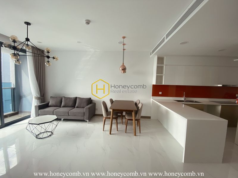 Nhẹ nhàng với thiết kế đầy rung động trong căn hộ Sunwah Pearl