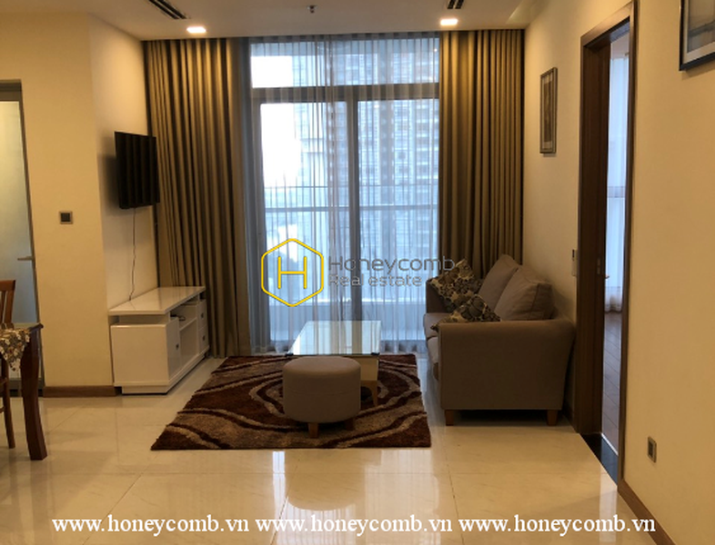 Cho thuê căn hộ theo phong cách tối giản tại Vinhomes Central Park