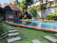 Bright villa with a garden and a pool is for rent in District 2