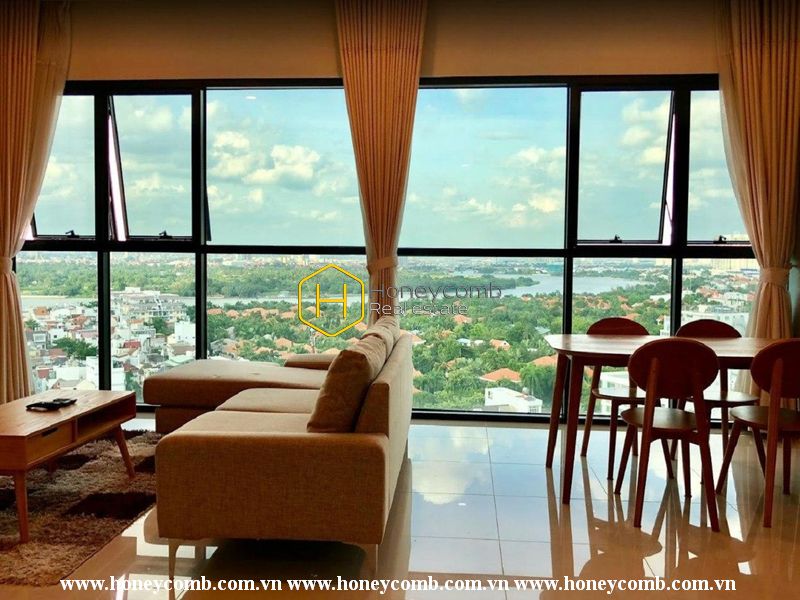 Căn hộ The Ascent Thảo Điền với tầm nhìn ra sông, 3 phòng ngủ cho thuê
