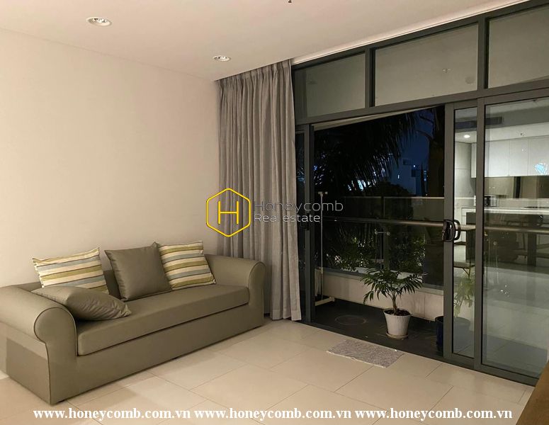 Căn hộ 1 phòng ngủ tại City Garden ở tầng thấp cho thuê