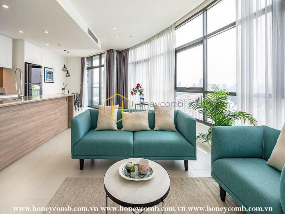 Cho thuê 3 phòng ngủ với nội thất đẹp và mới tại City Garden