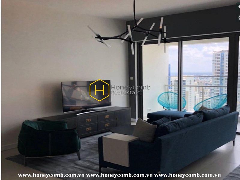 Căn hộ 2 phòng ngủ thiết kế ấm áp & màu sắc nhẹ nhàng cho thuê tại Gateway Thảo Điền