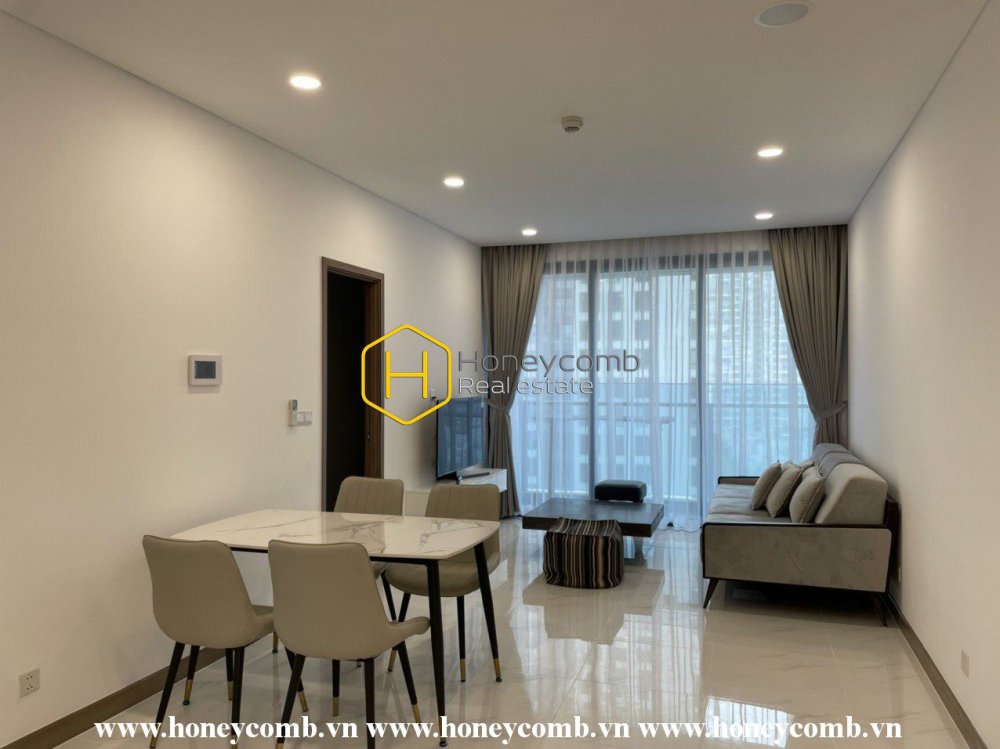 Phải lòng sự duyên dáng và thanh lịch tràn ngập trong căn hộ Sunwah Pearl