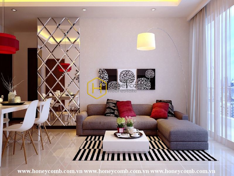 Căn hộ hiện đại tuyệt đẹp với 2 phòng ngủ tại Thảo Điền Pearl đang cho thuê