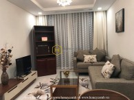 Căn hộ 1 phòng ngủ được trang trí đẹp mắt tại Vinhomes Central Park cho thuê