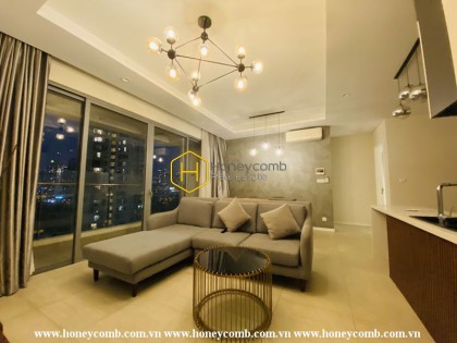 Ấn tượng với bố cục tối màu trong căn hộ Diamond Island