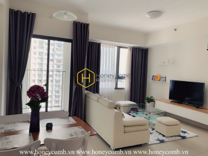 Fully furnished 2 bedroom apartment with high floor in Masteri Thao Dien