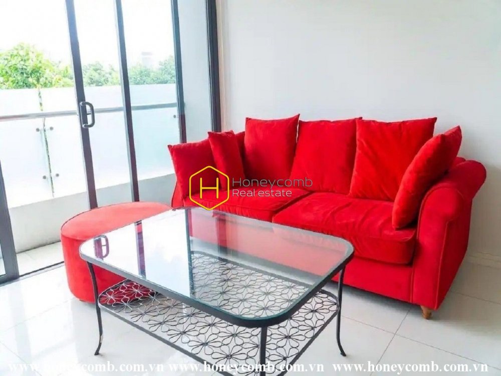 Căn hộ đơn giản và đầy màu sắc cho thuê tại City Garden