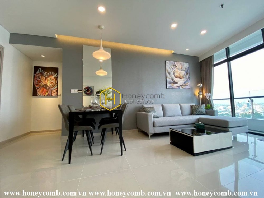 Căn hộ 1 phòng ngủ đầy đủ tiện nghi tại City Garden cho thuê