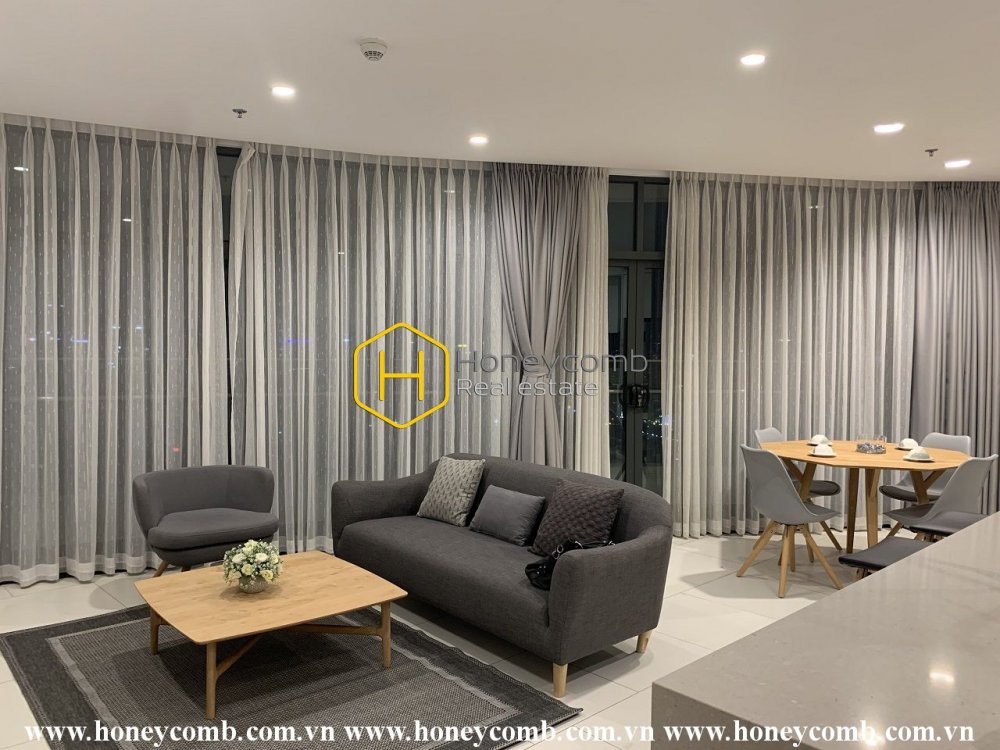 Căn hộ 2 phòng ngủ với nội thất hiện đại cho thuê tại City Garden