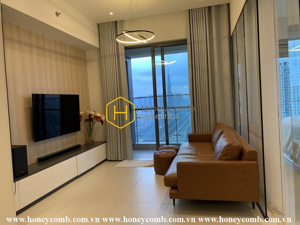 Spacious living space and harmonizing style in Gateway apartment for rent